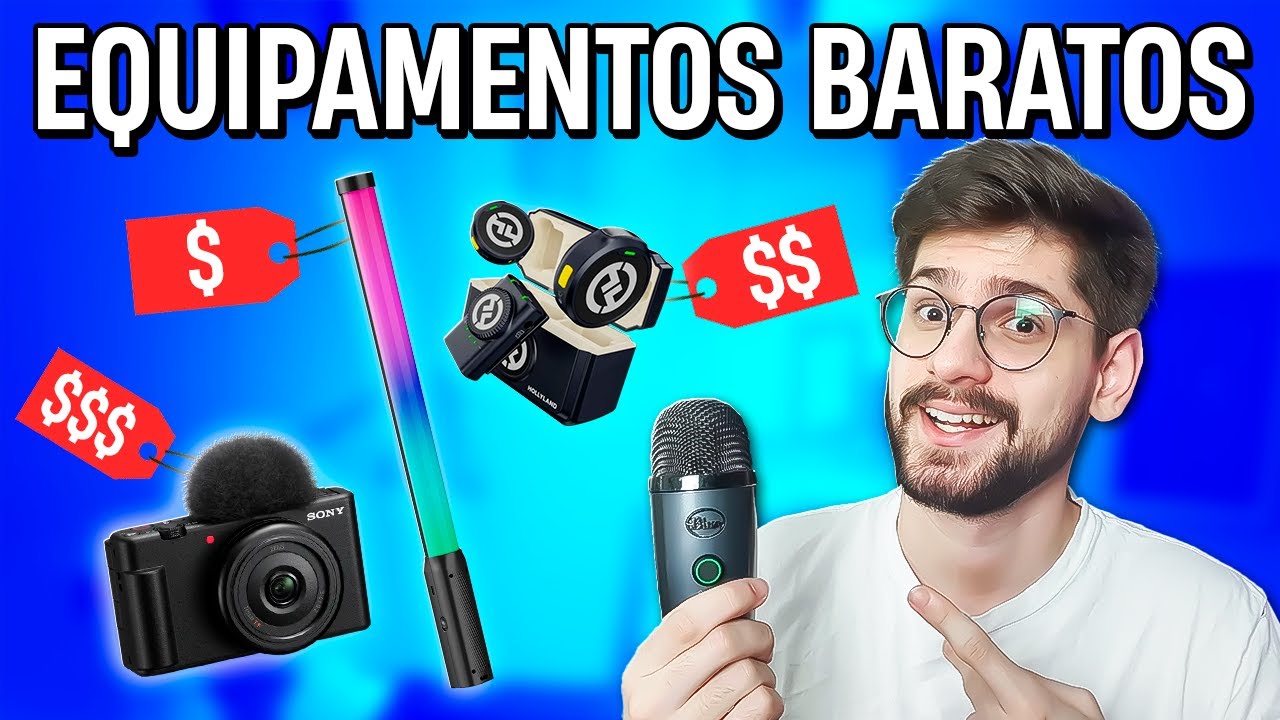 Melhores Equipamentos Baratos para Gravar V&iacute;deos para YouTube