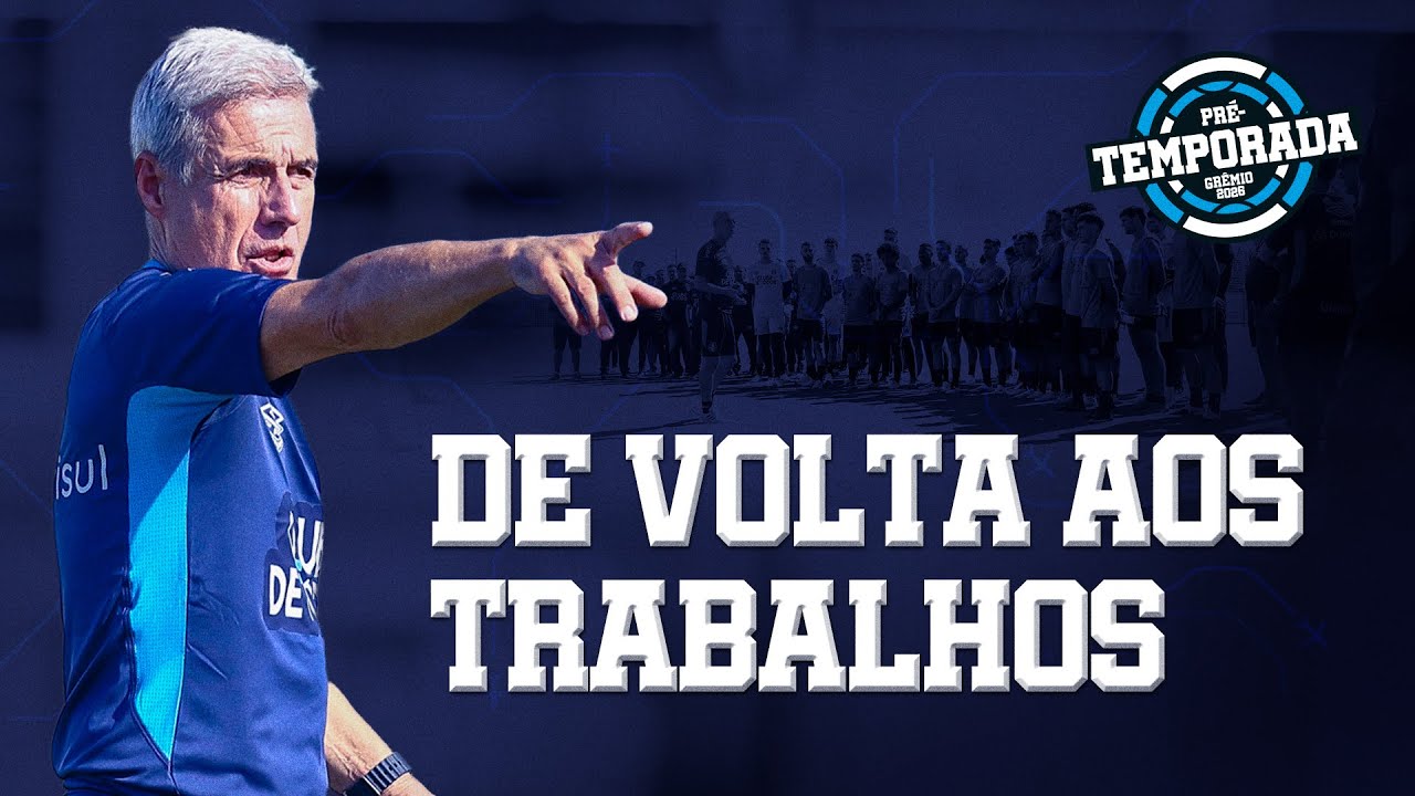 IMAGENS EXCLUSIVAS DA REAPRESENTAÇÃO GREMISTA NO CT PRESIDENTE LUIZ CARVALHO
