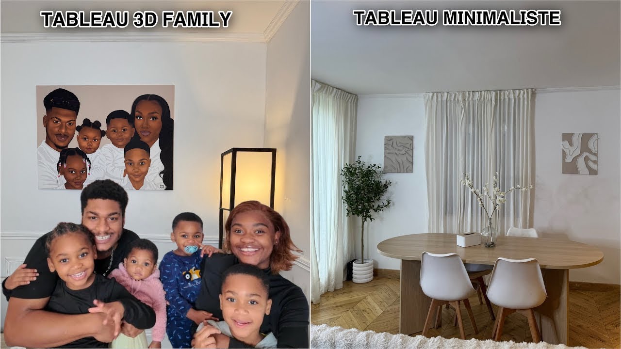 ON POSE ENFIN LES PREMIERS TABLEAUX 🖼️ | FORMAT VLOG