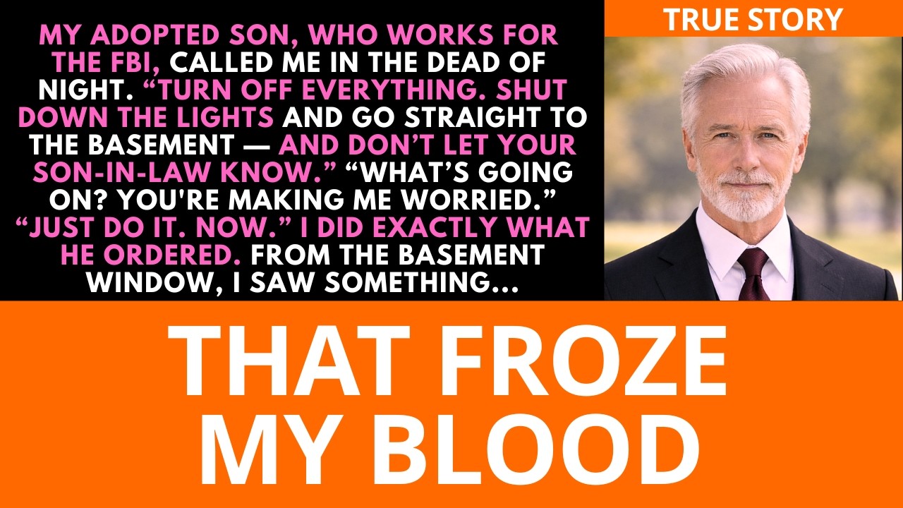 My Adopted Son, Who Works For The FBI, Called At Midnight Hide In The Basement... | Dad Payback.