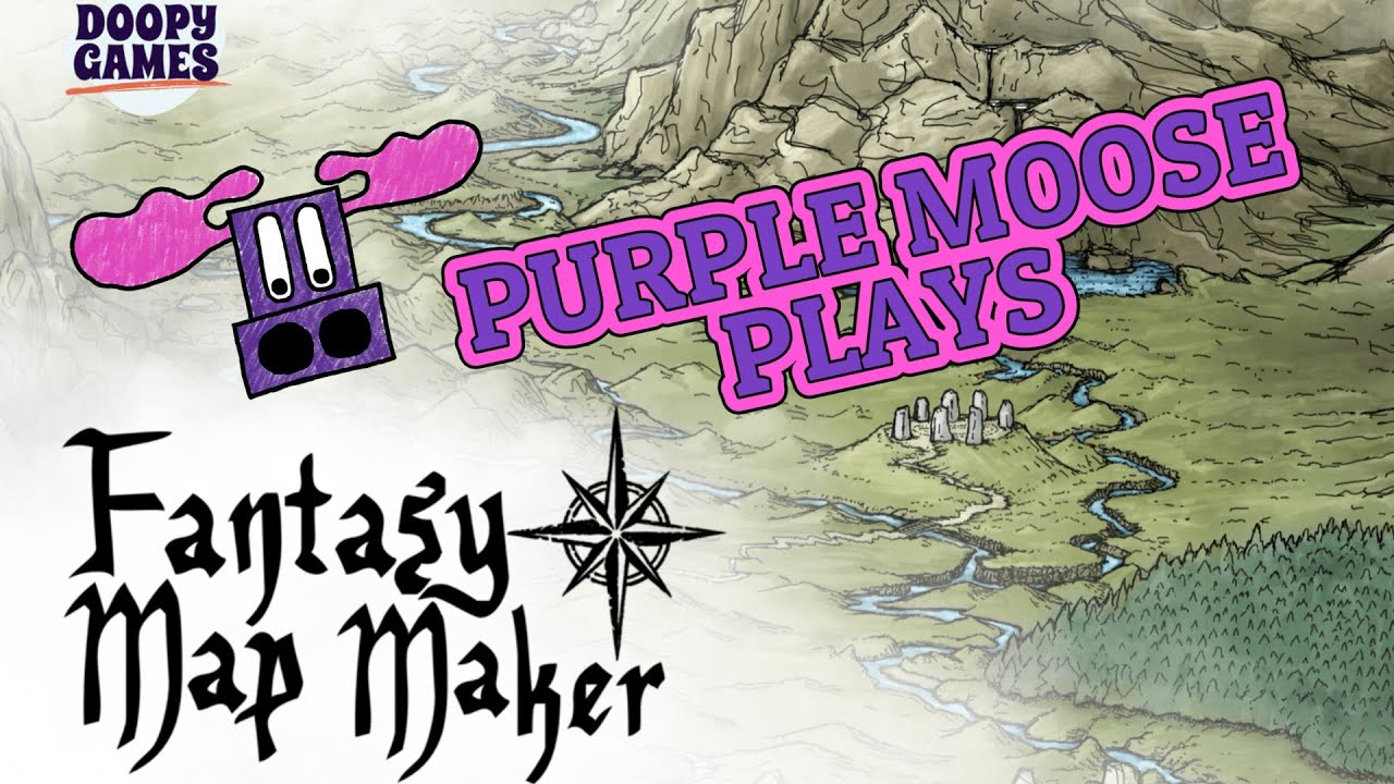 Purple Moose Plays...Fantasy Map Maker (solo) - Kickstarter Preview