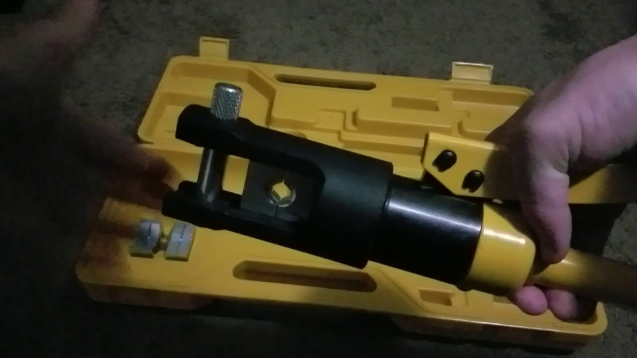 GP car audio 16 ton hydraulic crimper