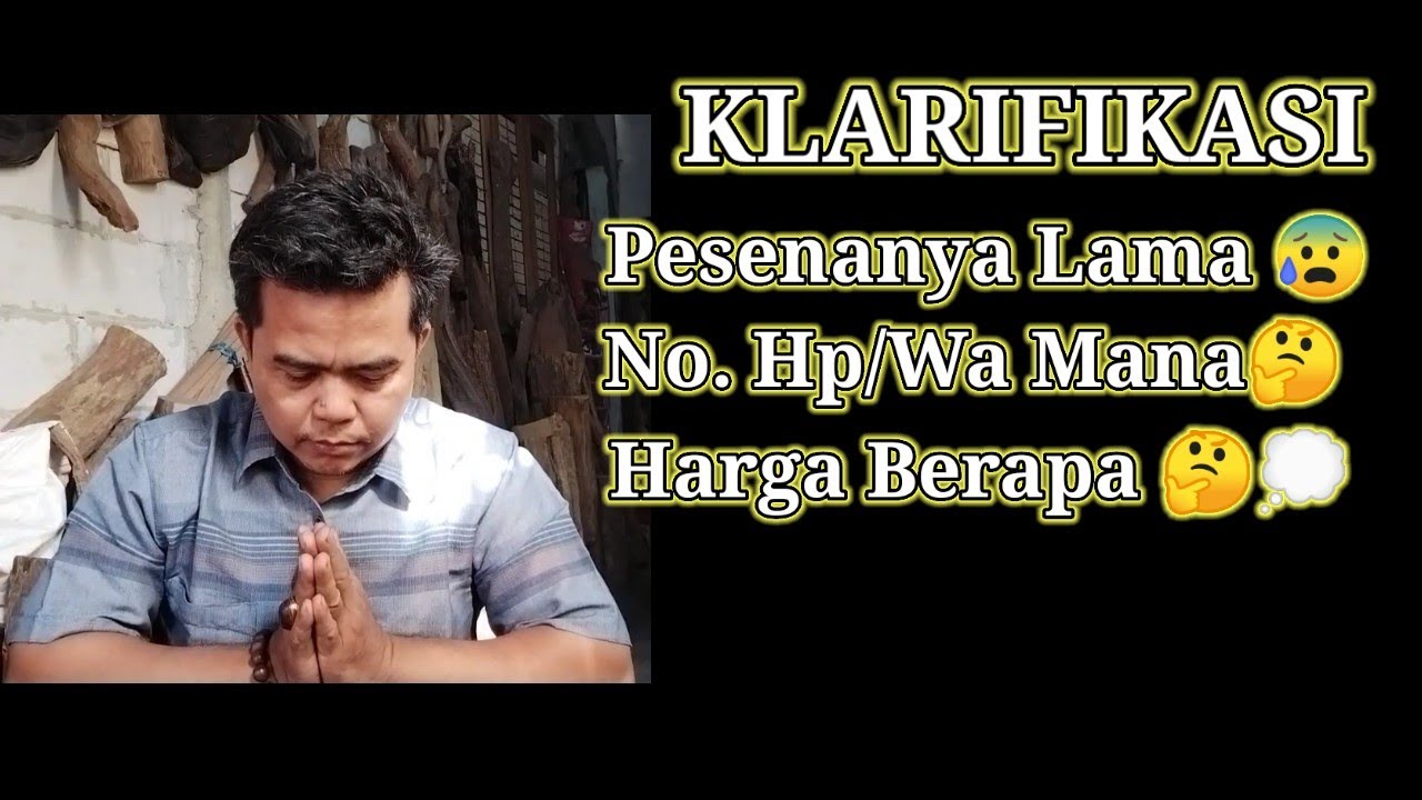 Klarifikasi || Pesen Tasbih di Mpu Tasbih Manual kelamaan waktuya