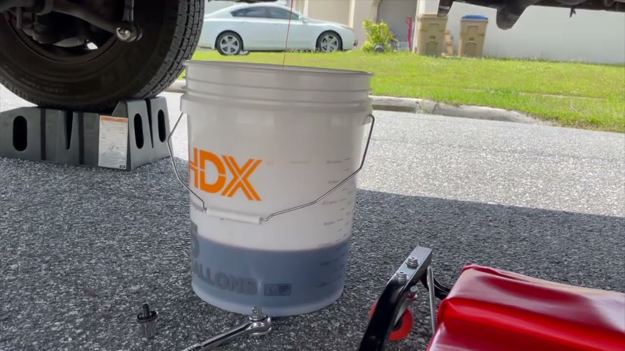 Full flush and service on a 4R100 transmission 1999-2003 F250 F350 7.3