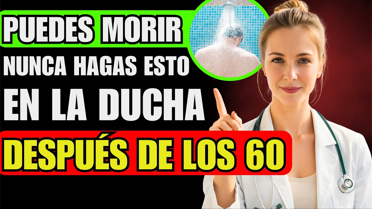 Después de los 60, estos hábitos en la ducha pueden cambiar tu vida para siempre