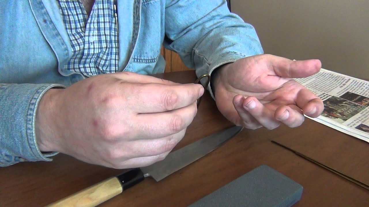 Issues sharpening a heavily abused knife - Yanagi-ba