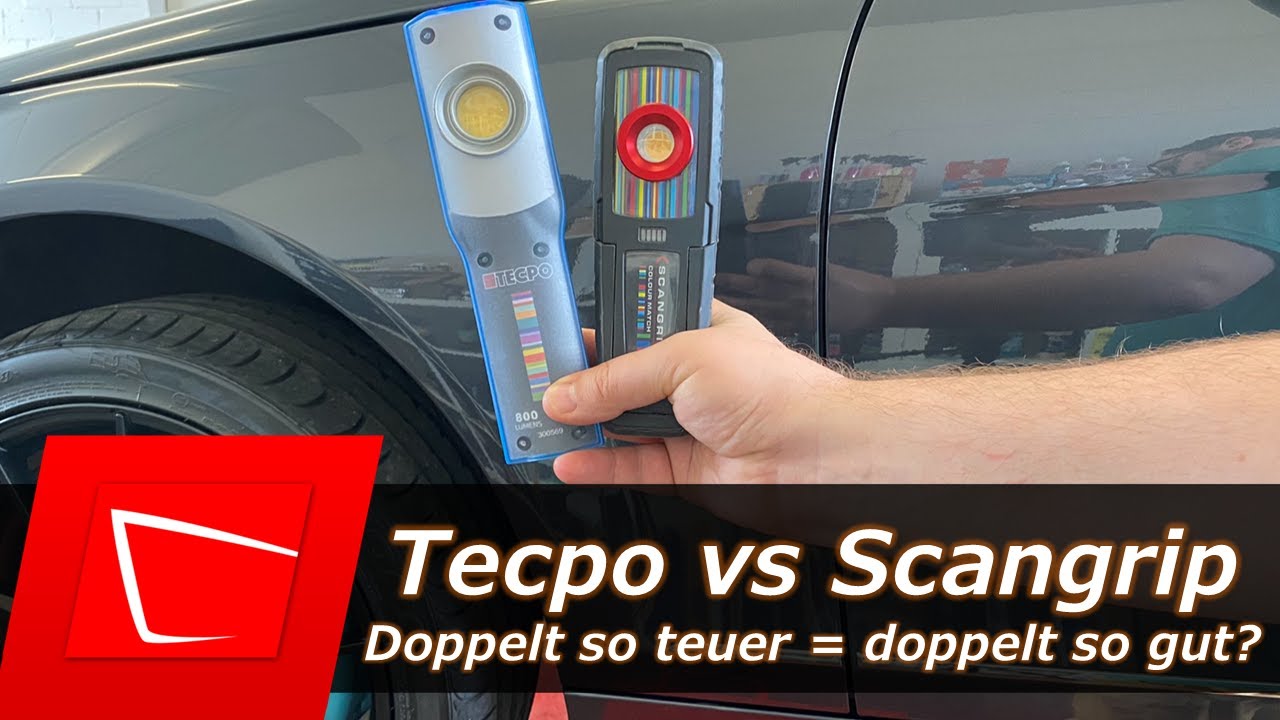 Tecpo vs Scangrip Polierlampe - ist doppelt so teuer auch doppelt so gut?