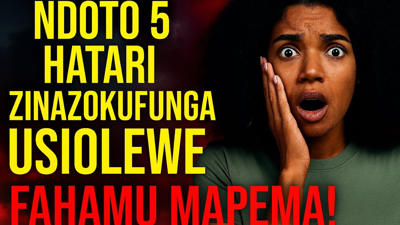 UKIOTA NDOTO HIZI HUWEZI KUOLEWA USIPUUZE!!.