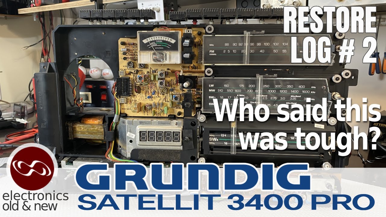 Who said this was tough? Grundig Satellit 3400 Pro restoration part 2.