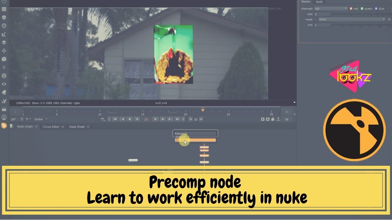 Precomp node -  Learn to work efficiently in nuke