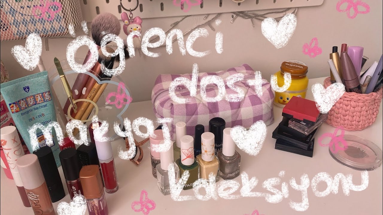 Bir öğrencinin makyaj koleksiyonu 🥲🎀