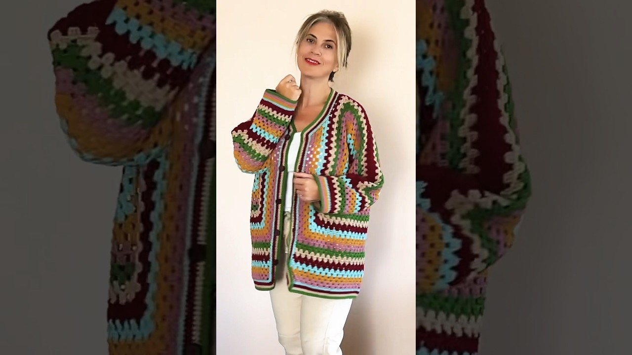 Kanalımda D&uuml;ğmeli Altıgen hırka aratarak yapımına ulaşabilirsiniz 🌸