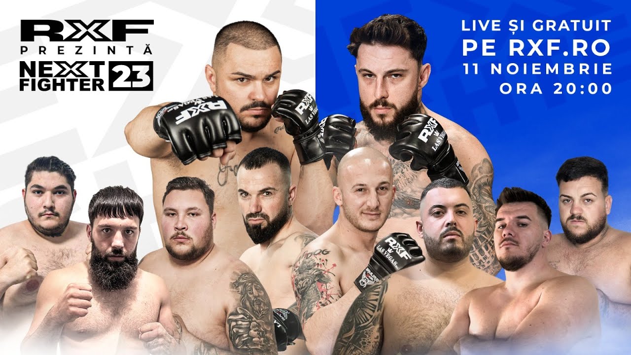 NEXT FIGHTER 23 by LasVegas.ro 💥 LIVE și GRATUIT pe RXF.ro