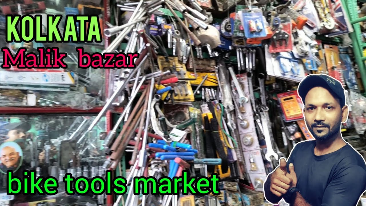 Kolkata Malik bazar bike tools market |motorcycle tools kit tips |everything moto tool kit market 😱