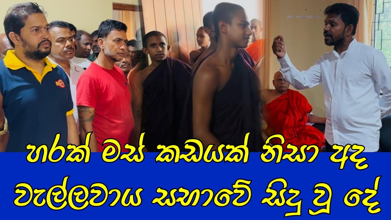 වැල්ලවාය ප්‍රාදේශීය සභාවේ විශේෂ මහ සභාවාරය 