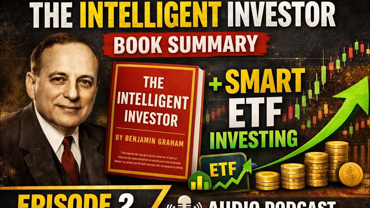 THE INTELLIGENT INVESTOR BOOK SUMMARY: BENJAMIN GRAHAM |SMART ETF INVESTING @Visonarymindsetofficial