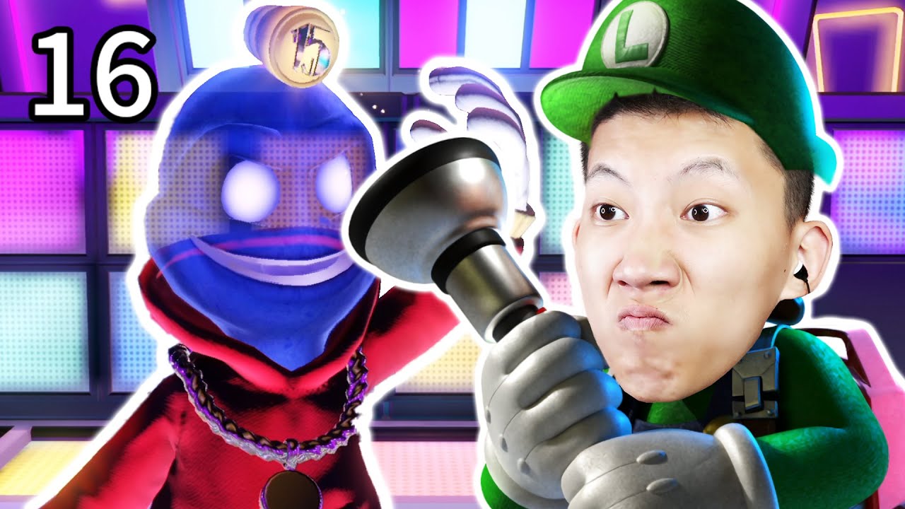 【路易吉洋樓3】#16，在炫酷的Disco舞台上一起跳舞！Luigi's Mansion 3【鯉魚Ace】