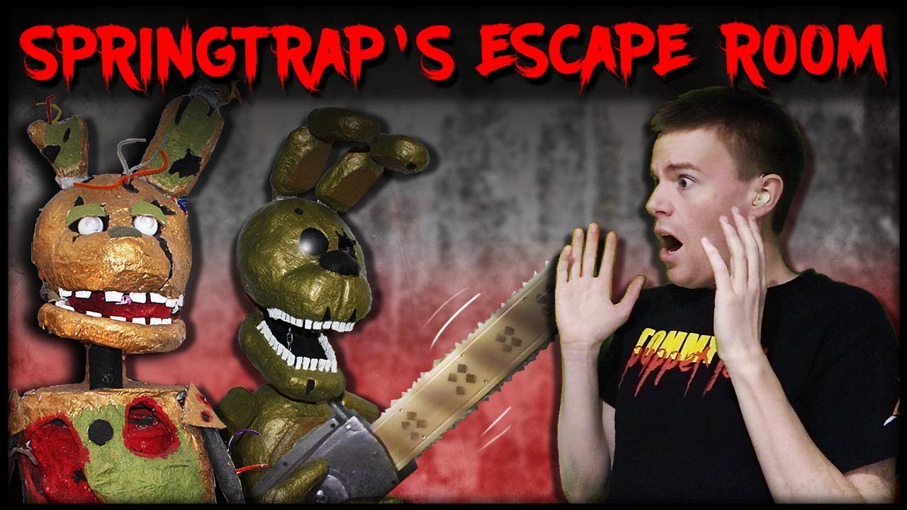 Квест на Хэллоуин от SPRINGTRAP! С участием Plushtrap!