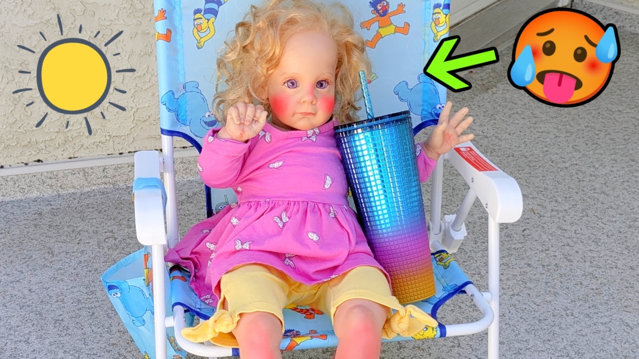 Reborn Girl Maggie Won't USE Sunscreen and Instantly regrets it