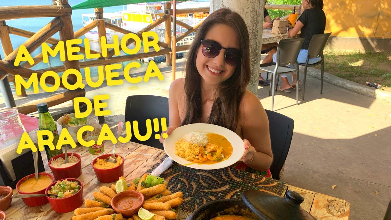A MELHOR MOQUECA DE CAMARÃO EM ARACAJU + vista ao rio! #vlog #viagem