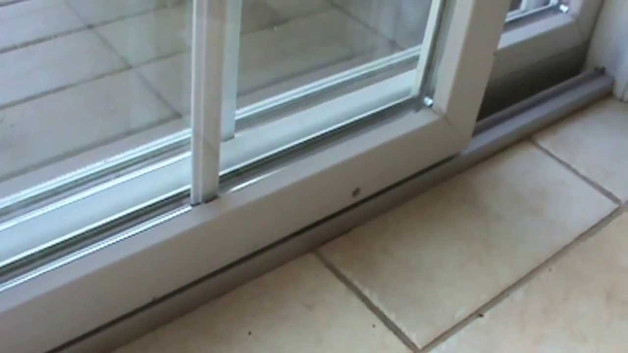 How to fix the sliding door that sticks