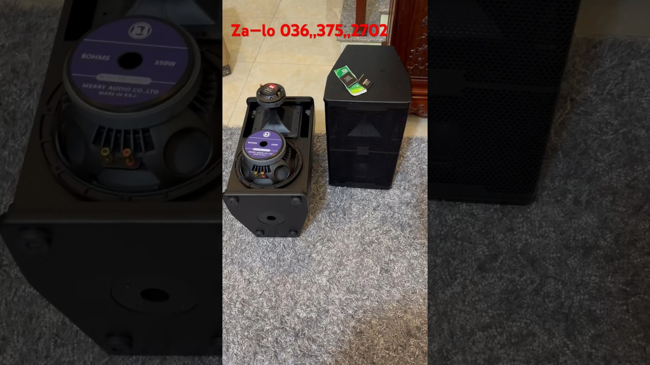 Loa Full 25 JBL, Bass 25 Merry Audio Ma10h42d coil 65 + Treble 450, karaoke cực hay #loa #shorts