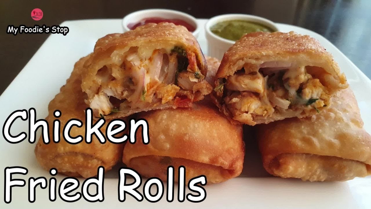 Chicken Fried Rolls | Fried Chicken Rolls | Ramadan Recipe