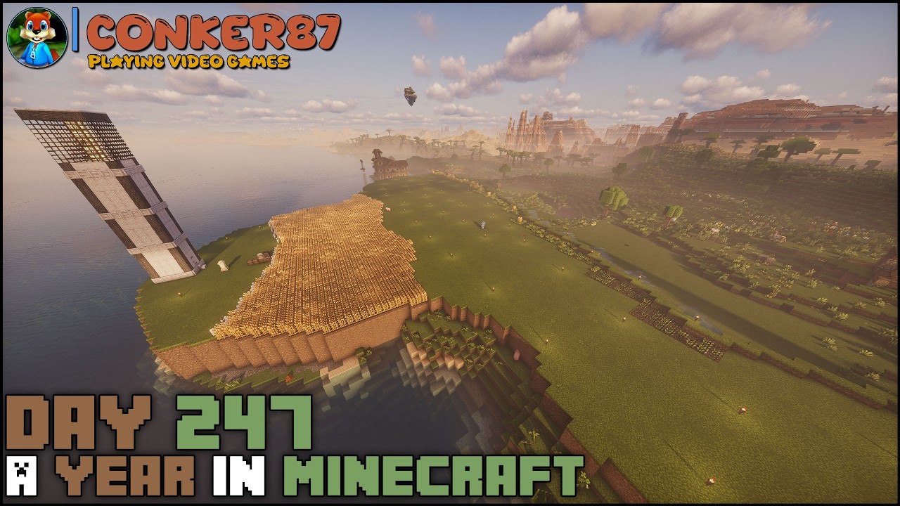 The Wheatening, Part 2 (Check Pinned Comment) | Day 247 – A Year In Minecraft
