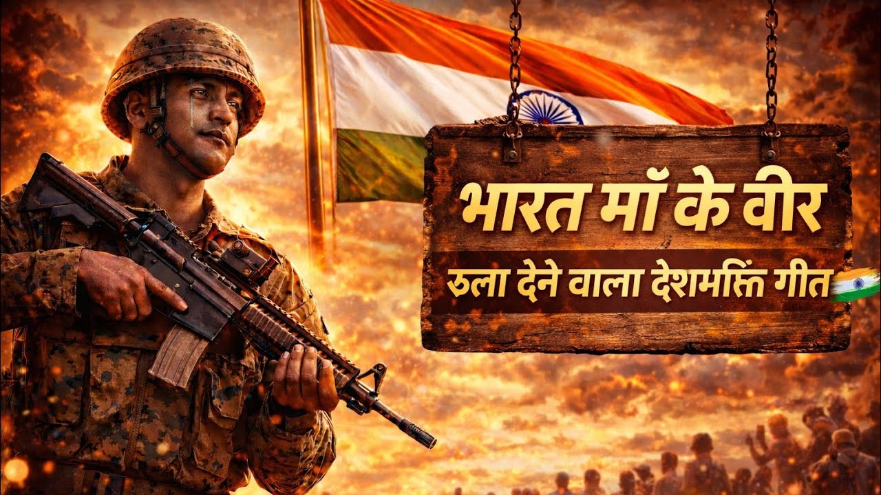 भारत माँ के वीर 🇮🇳 | रुला देने वाला देशभक्ति गीत | Indian Army Tribute Song