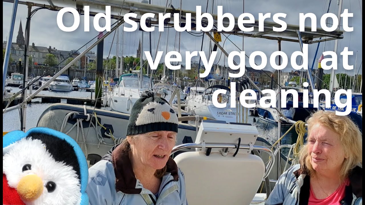 NOT Sailing Northern Ireland - Boat maintenance - hull scrub - Ep. 387