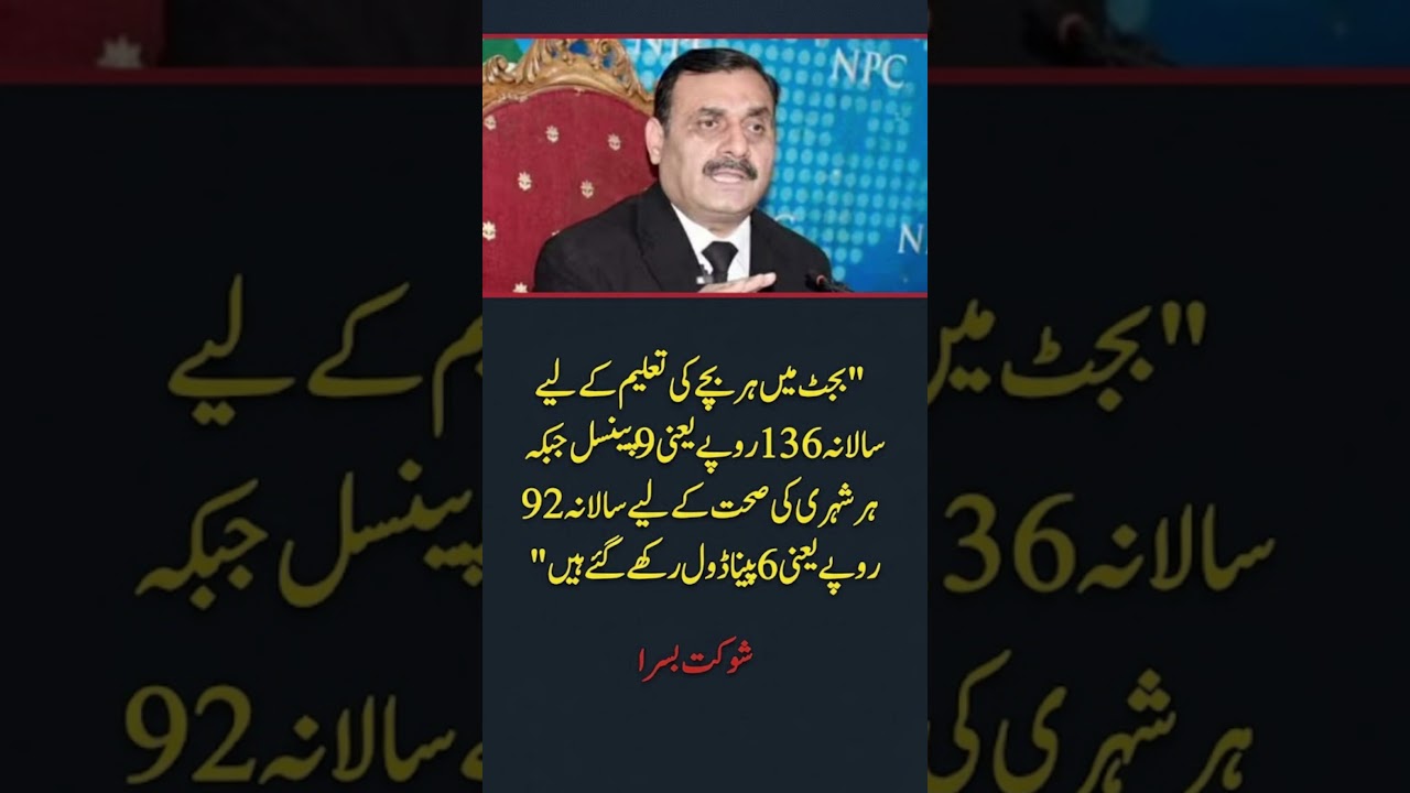 Shaukat Basra Shocking Analysis On Pakistan Budget 2026! 😲💸 | #shorts