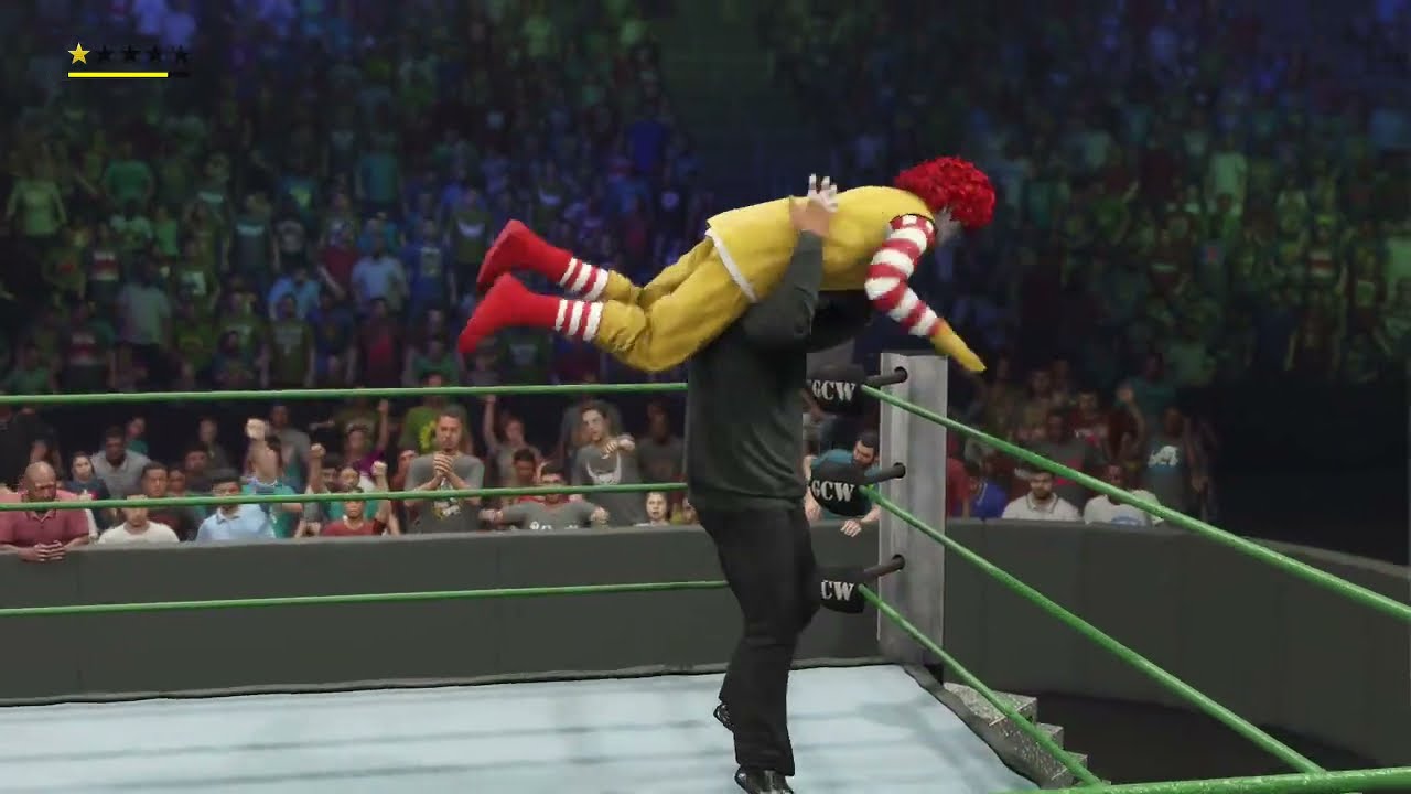 WWE 2K23: Ronald McDonald vs. Morbid 6/21/24