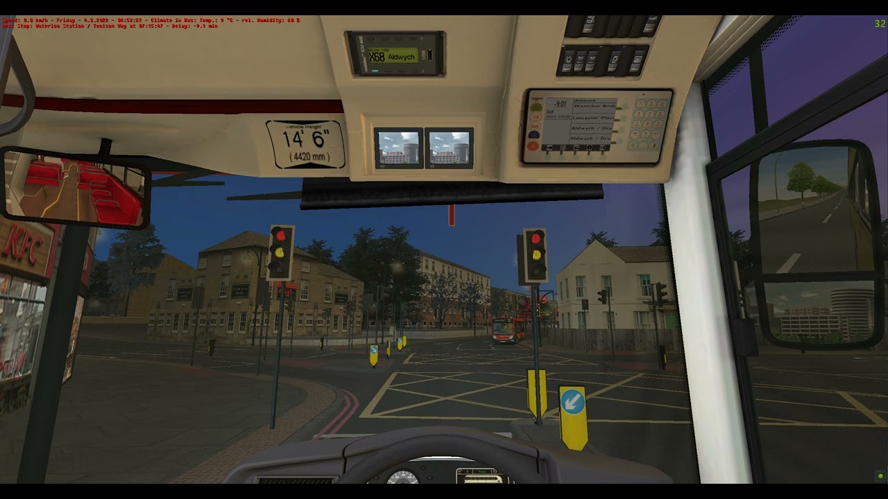 OMSI 2 (Part 43) London X68 West Norwood-Aldwych (Limited Stop)