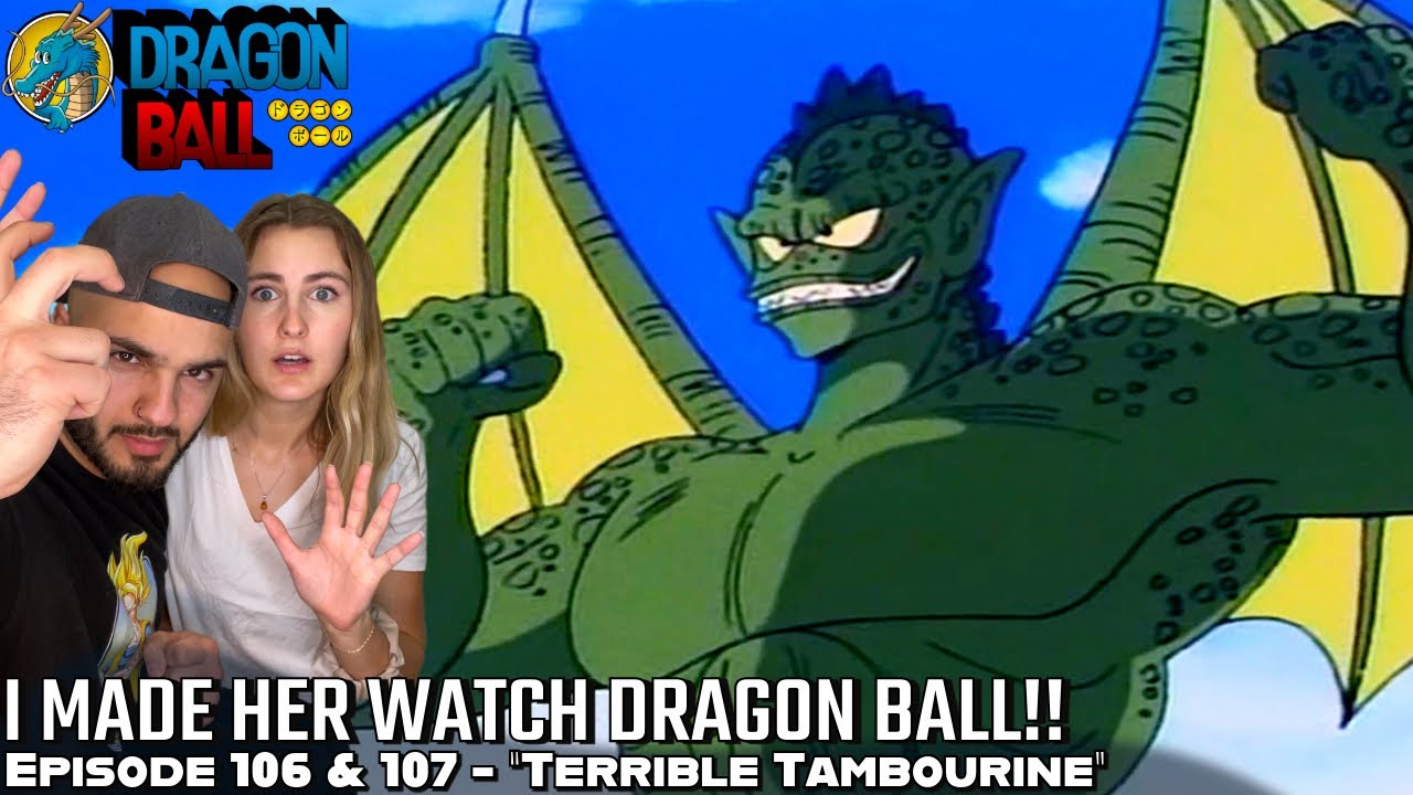 TAMBOURINE ELIMINATES THE WORLD'S STRONGEST FIGHTERS! Girlfriend's Reaction Original DB Ep.106 & 107