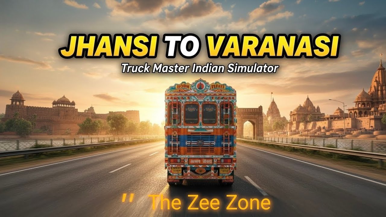 Truck master indian simulator: destination Jhansi to Varanasi 