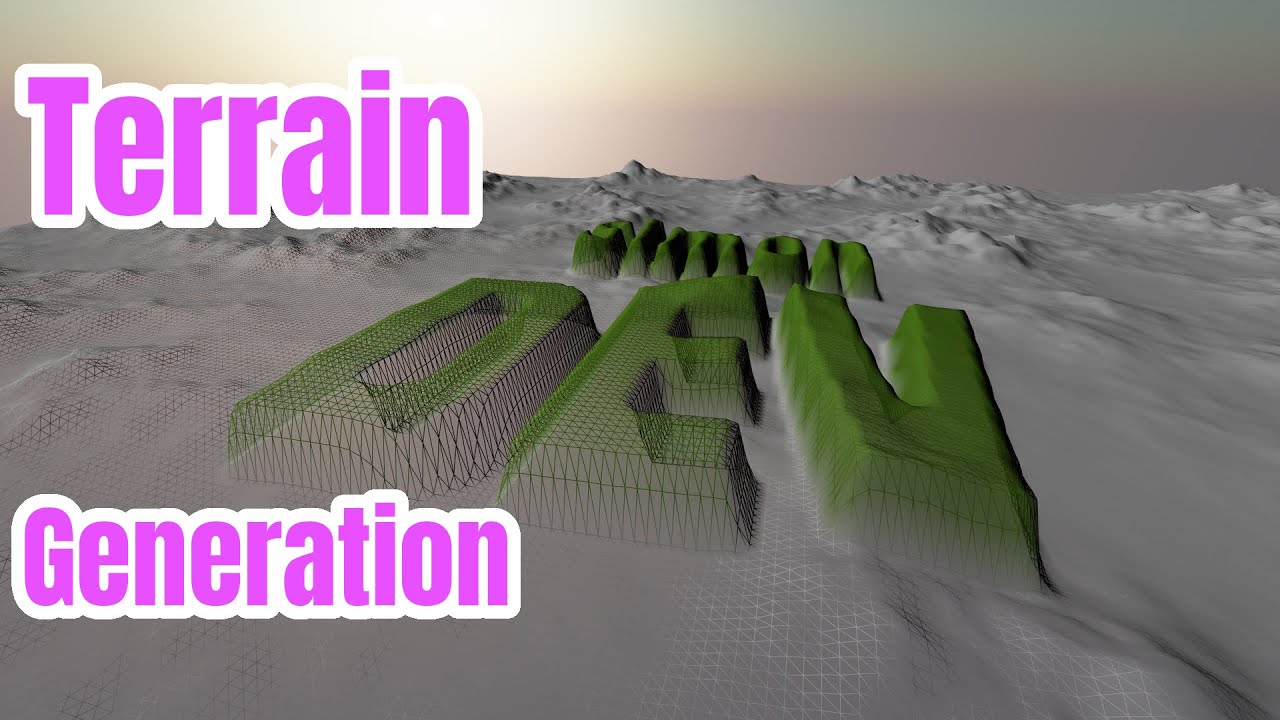 3D World Generation: Heightmap Tutorial
