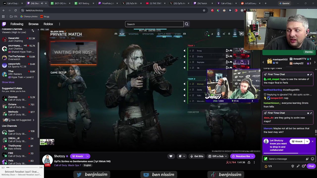 CDL/Sports yap | OpTic Scrim WP later