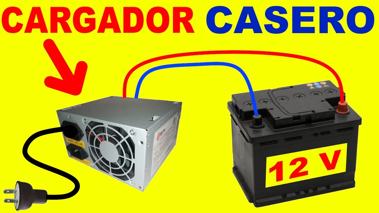 GENIAL INVENTO CON FUENTE DE COMPUTADORA!