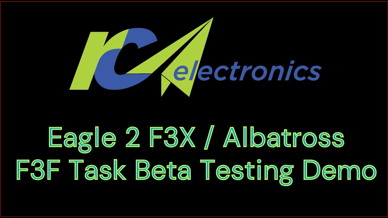 RC Electronics Eagle 2 F3X / Albatross - F3F Task Beta test - Wasabi F3F