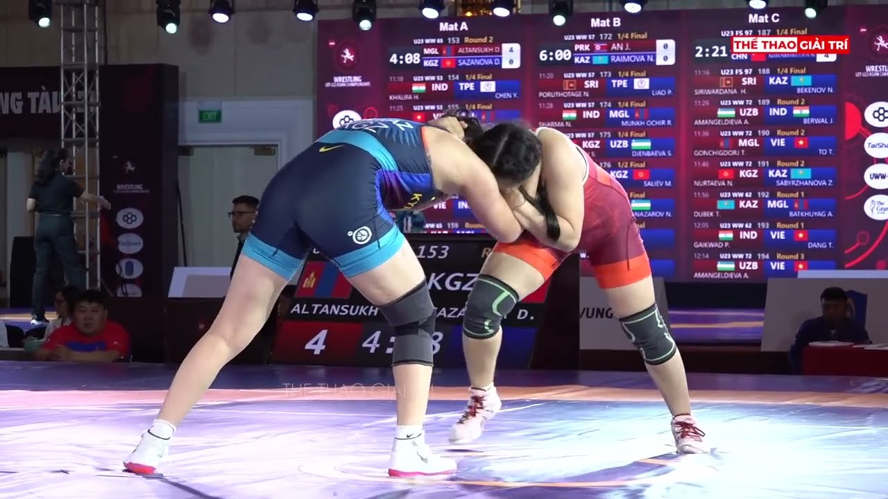 🤼 ĐỈNH NÓC Kịch Trần Vật Nữ | Best Women's Wrestling | U23 ASEAN Championships, Vung Tau 2025.