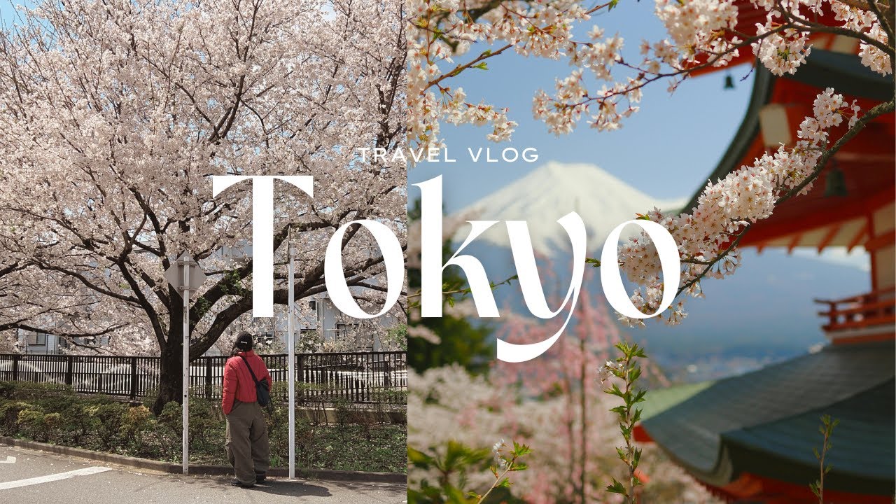 Tokyo Vlog 🌸 Spring in Tokyo, Food, Shopping & Daily Life