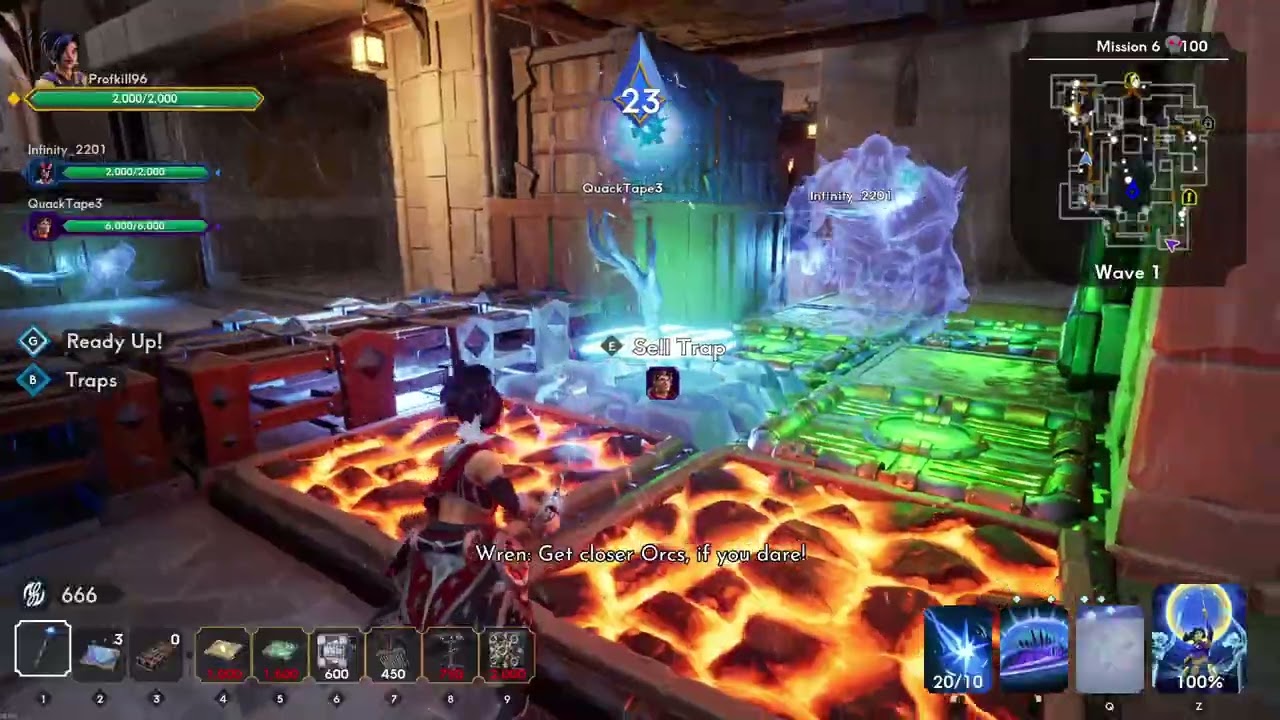 Making the orcs day terrible with Infinity and Quacktape