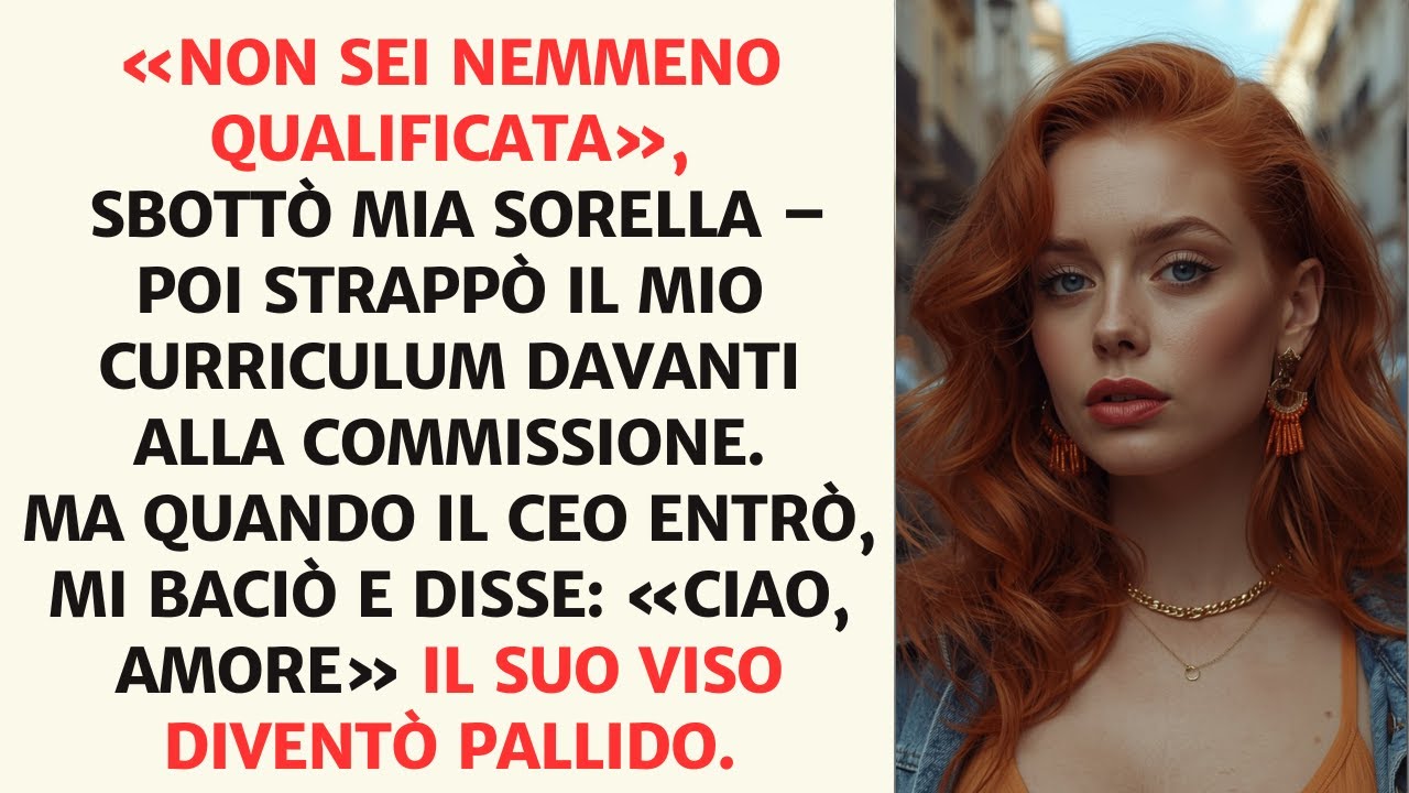 Mia Sorella Ha Provato a Umiliarmi—Ma il Mio Fidanzato Era il Suo Capo...
