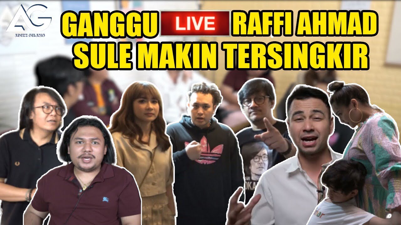 GANGGU LIVE RAFFI AHMAD BARENG ANDRE, SULE MAKIN TERSINGKIR
