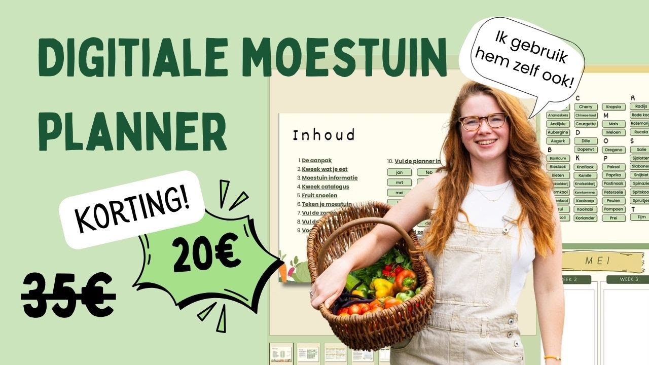 Cadeautje! | De moestuin planner is afgeprijsd!