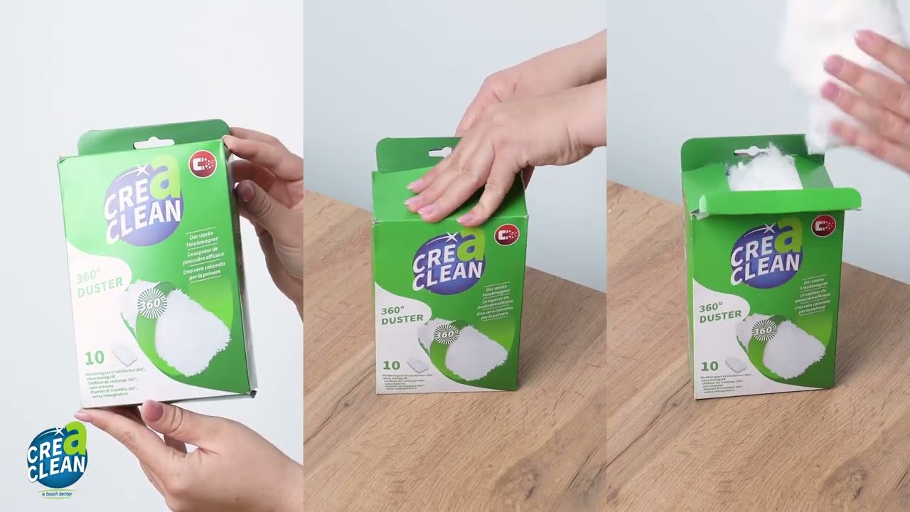 CREaCLEAN   Staubmagnet Ersatzt&uuml;cher 360&deg;
