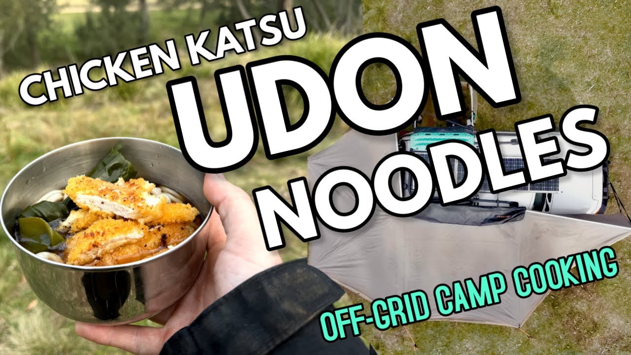 Chicken Katsu Udon Noodles | Baked In My Car (Travel Buddy Oven Cooking)
