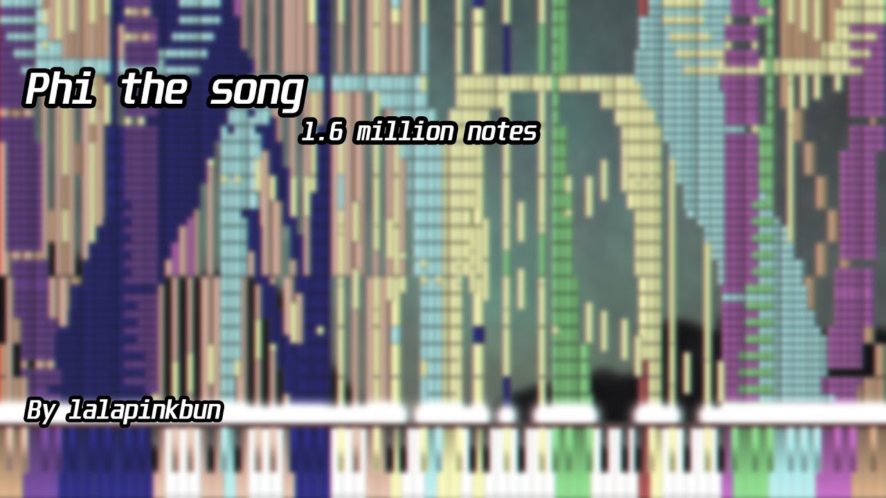 [Black MIDI] Phi the song | 1.6 million notes