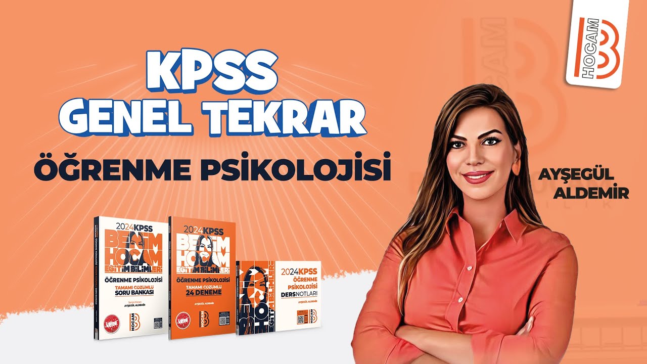 Öğrenme Psikolojisi - Tek Videoda Genel Tekrar - Ayşegül Aldemir - KPSS 2024