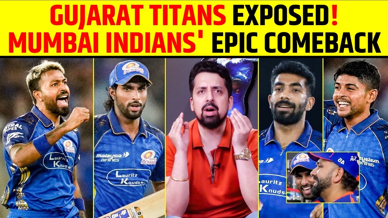 GUJARAT TITANS EXPOSED! MUMBAI INDIANS' EPIC COMEBACK | IPL KE ASLI GUNDE LAUT AAE #ipl2026 #mivsgt